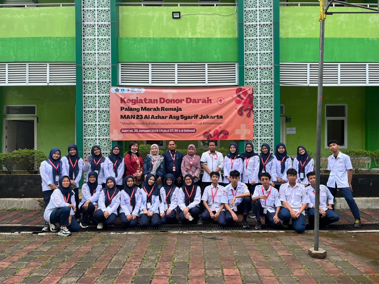 Donor Darah Oleh PMR MAN 23 Al Azhar